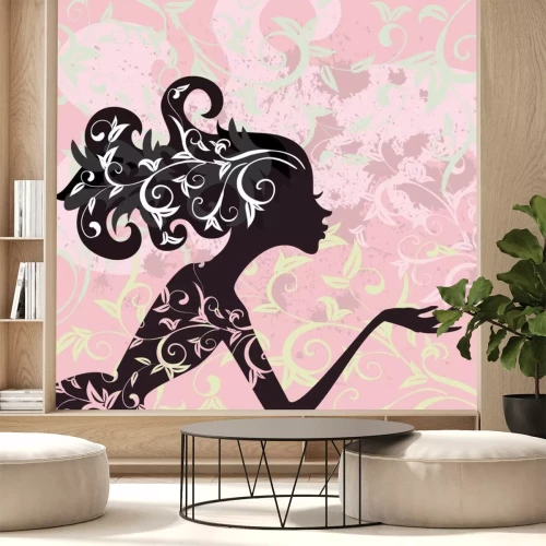 Sticker Glamour girl hair ornament