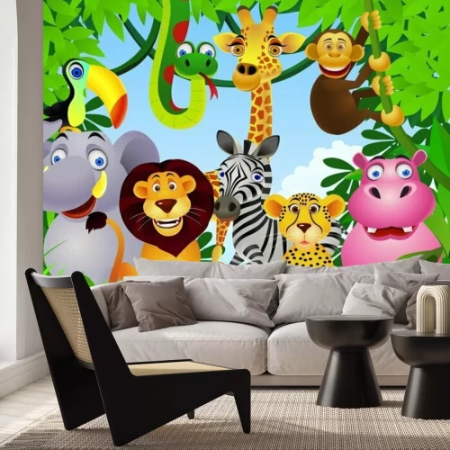 Fotobehang Jungle dieren