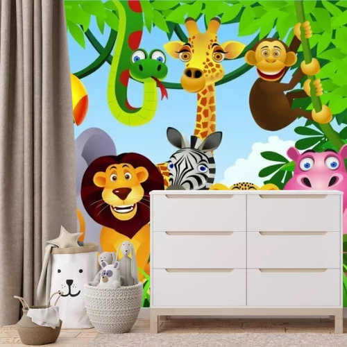 Fotobehang Jungle dieren