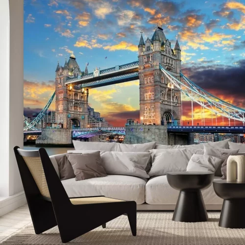 Fotobehang Tower Bridge in Londen, Verenigd Koninkrijk
