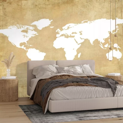 Sticker achtergronden-oude kaart