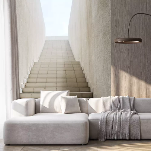 Sticker Lange trap met veel stappen