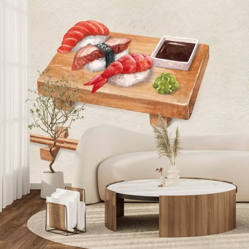 Sticker Heerlijke sushi.