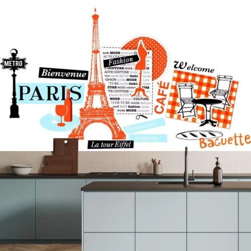 Sticker Herinneringen aan Parijs