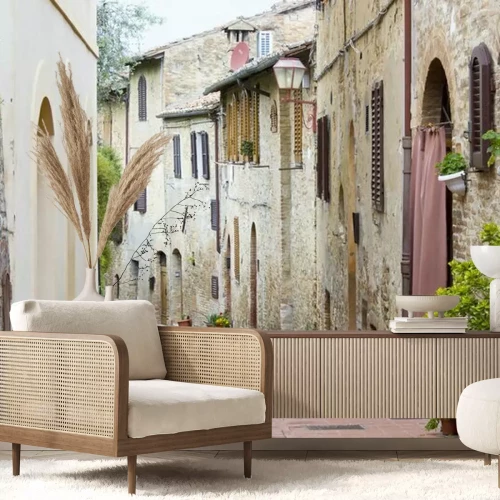 Fotobehang San Gimignano - Toscane, Italië
