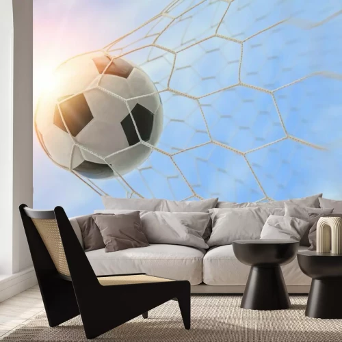 Fotobehang Doel op een zonnige dag