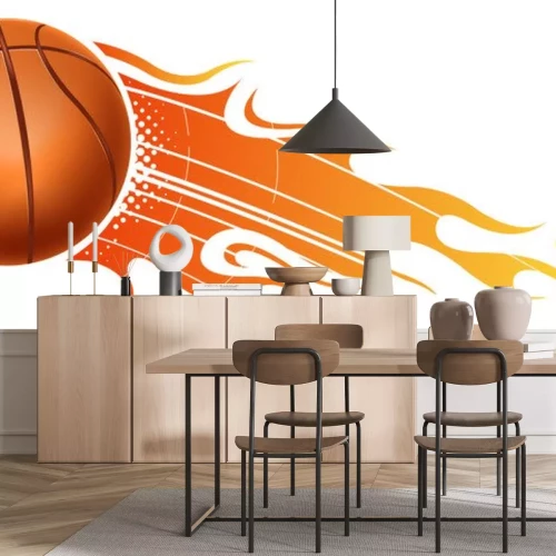 Sticker brand basketbal