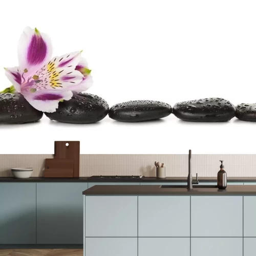 Sticker Stenen en lelie