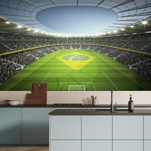 Fotobehang Braziliaans voetbalstadion