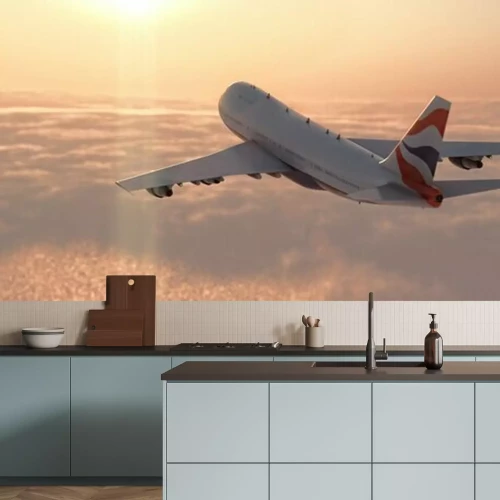 Fotobehang Commerciële vliegtuigen