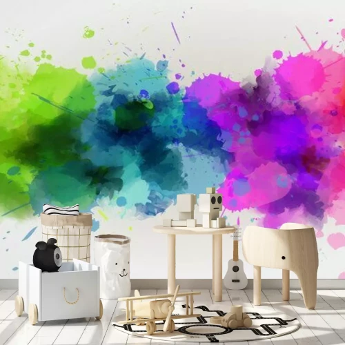 Fotobehang Kleur vlekken