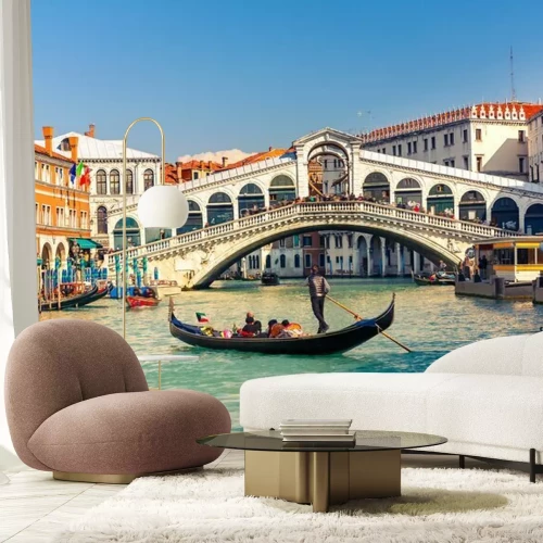 Fotobehang Rialtobrug in Venetië