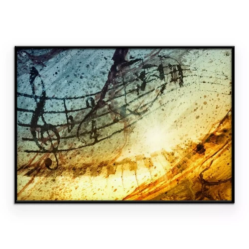 Poster Artistieke achtergrond met medewerkers