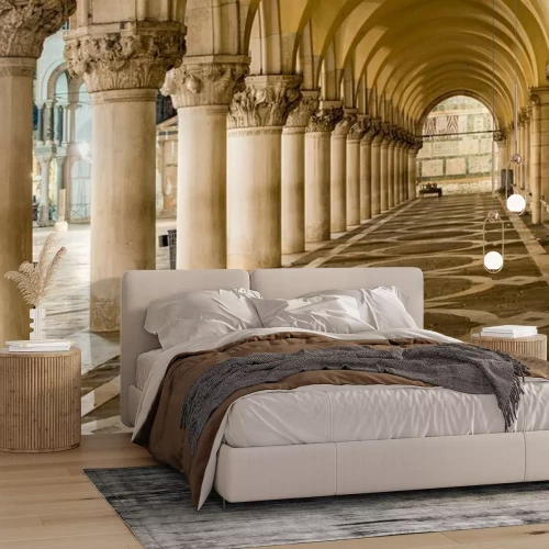 Fotobehang Prachtige arcades in Venetië