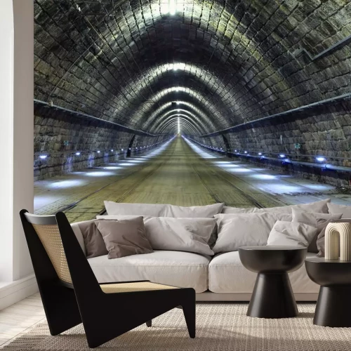 Fotobehang Metrotunnel