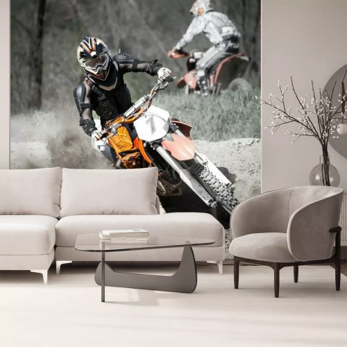 Fotobehang Motorcrossrace