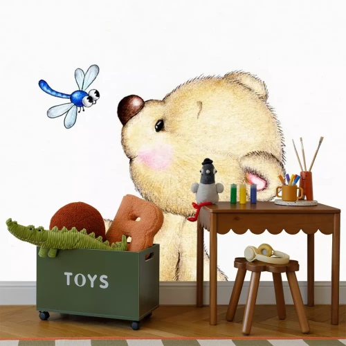 Sticker Teddybeer en libel