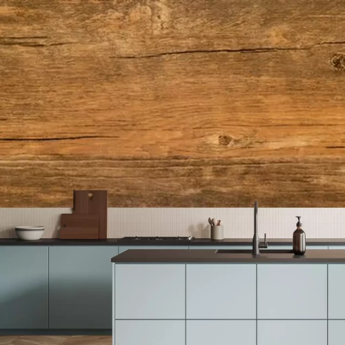 Fotobehang Bruin bord