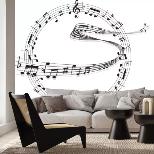 Sticker 音楽　音符　フレーム