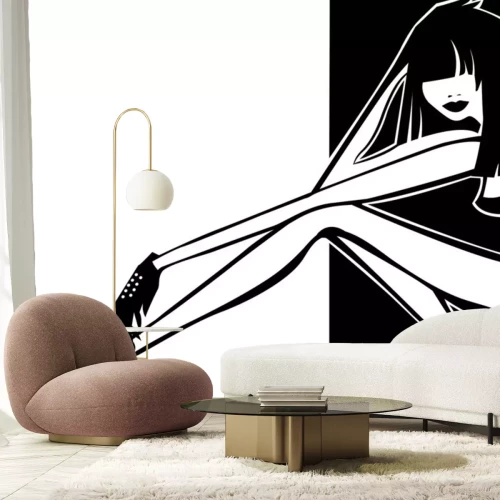 Sticker Glamour model