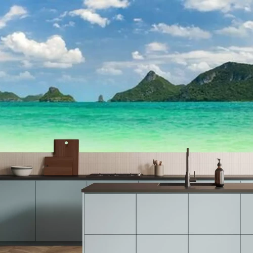 Fotobehang Exotisch panorama van Thailand