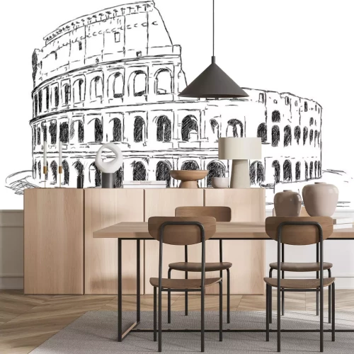 Sticker Colosseum Rome Italië Oude amfitheater