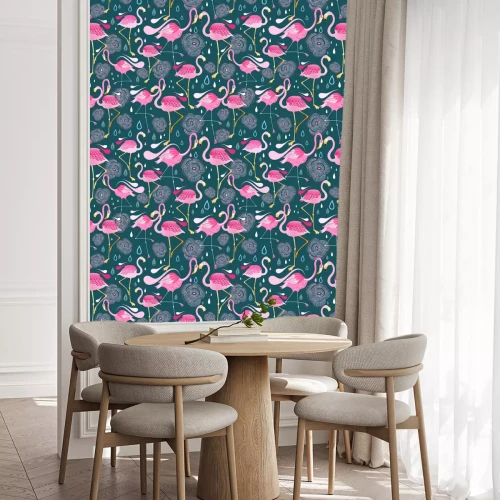 Behang Kleurrijk design met vogels