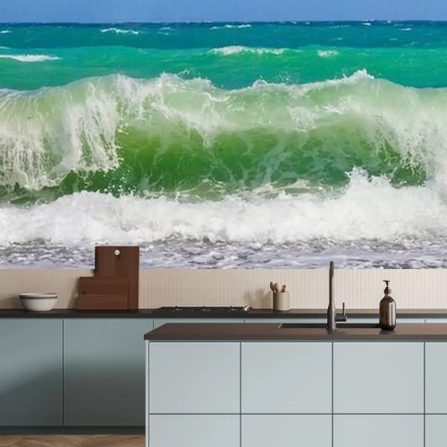 Fotobehang Golven van de zee