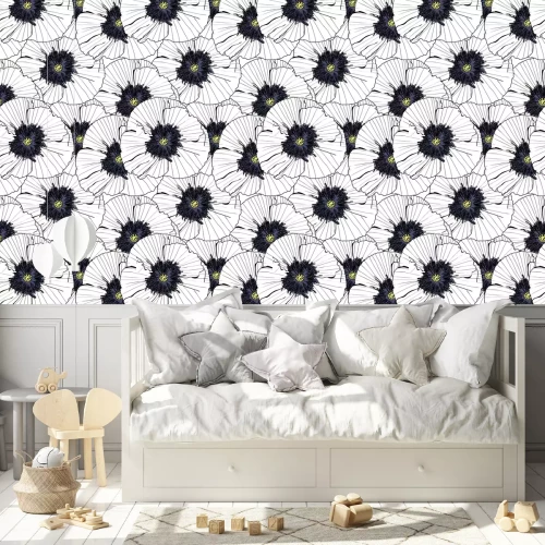 Behang patroon bloemen naadloze, EPS-10