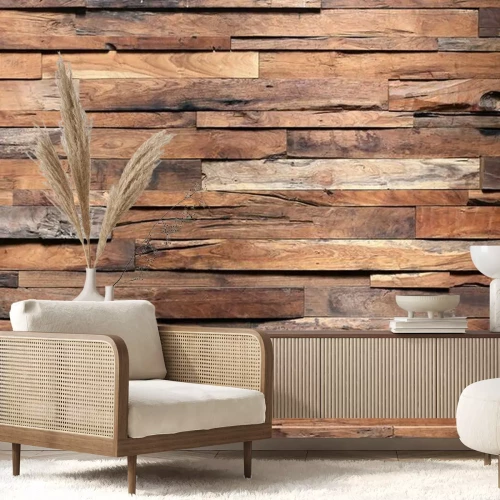 Fotobehang Houten oppervlak