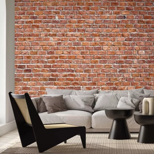 Fotobehang Bakstenen muur achtergrond