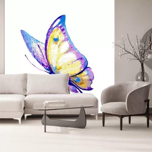 Sticker Subtiel vlinderpatroon