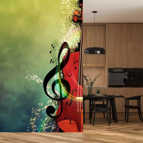 Sticker Muziek achtergrond