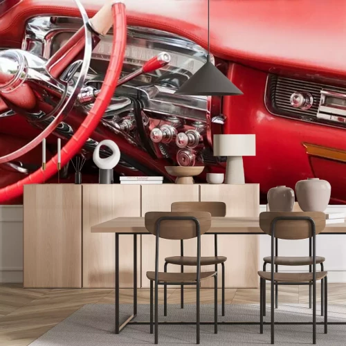 Fotobehang Klassieke auto mad 011