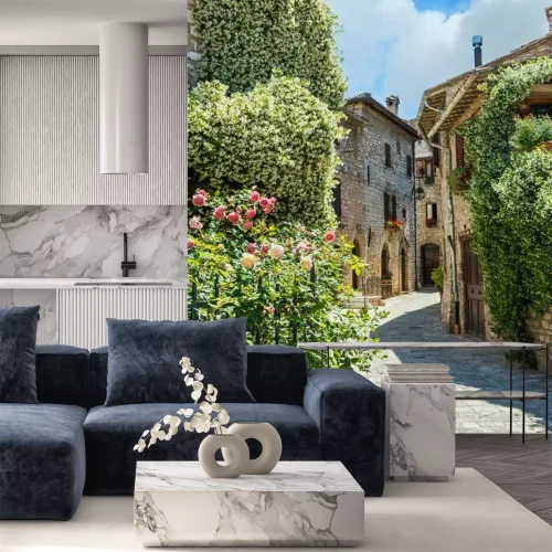 Fotobehang Vicolo storico