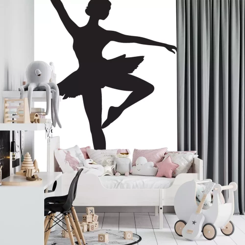 Sticker Verfijnde ballerina