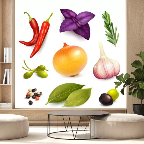 Sticker Kruiden en specerijen set