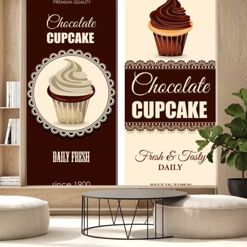 Sticker Imitatie van chocoladeverpakkingen