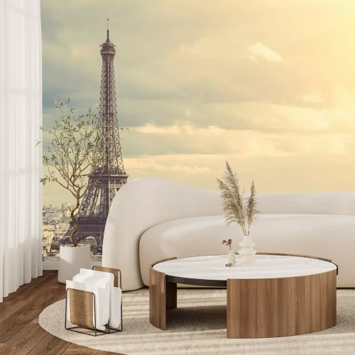 Fotobehang Panoramisch uitzicht op Parijs
