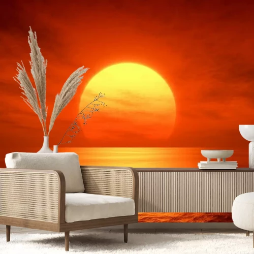 Fotobehang Prachtige zonsondergang