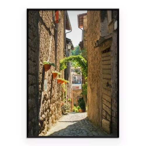 Poster Traditionele Italiaanse huizen