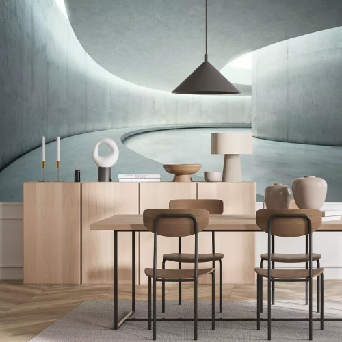 Fotobehang Tunnel moderne architectuur