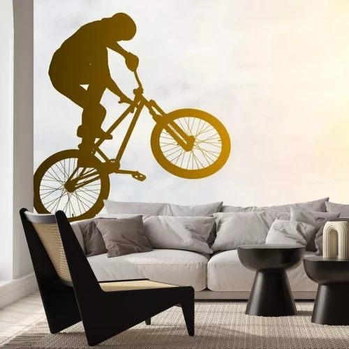 Fotobehang BMX-trucs in de lucht