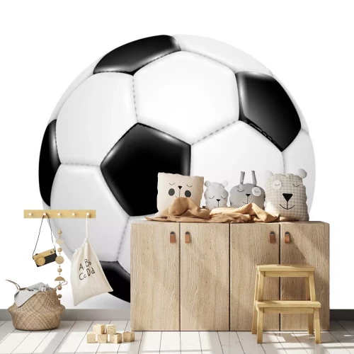 Sticker Ronde voetbal