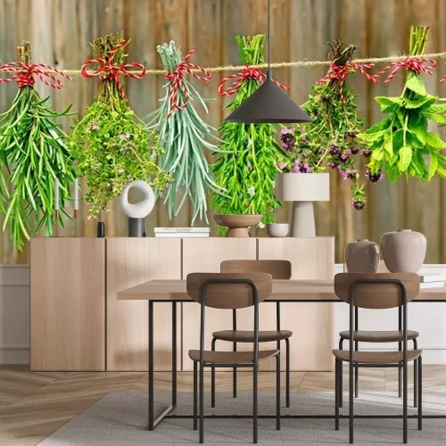 Fotobehang Verse tuinkers