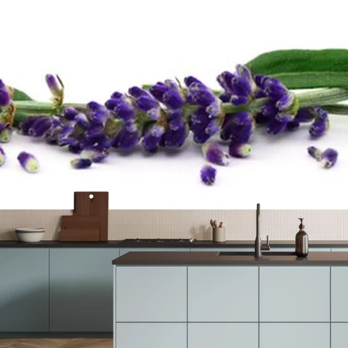 Sticker Bestrooide takjes lavendel