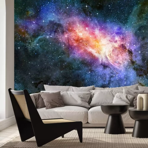 Fotobehang Een gaswolk of nevel in de diepe ruimte