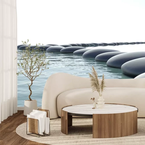 Sticker Zen turbulent water