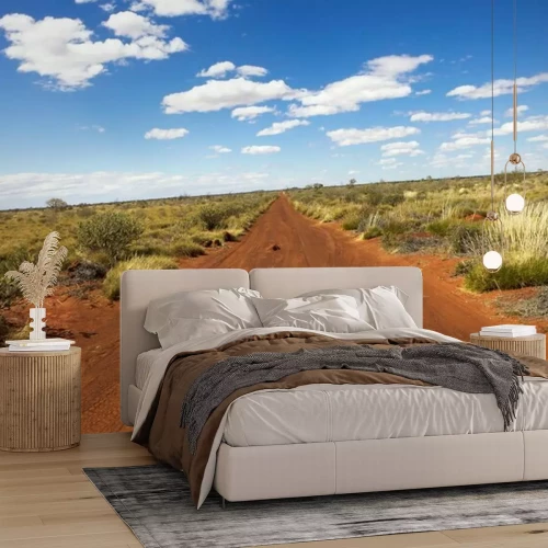 Fotobehang Rode weg in Australië