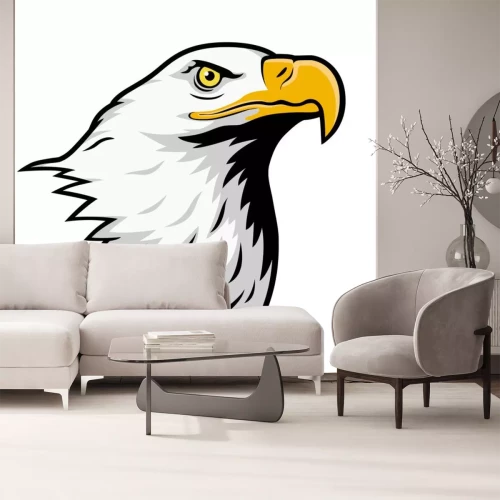 Sticker Zeearend, American Eagle, kleur versie.